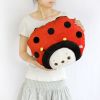 [Sirotan - Ladybug Red] Blanket Pillow Cushion / Travel Pillow Blanket (39.4 by 59.1 inches)